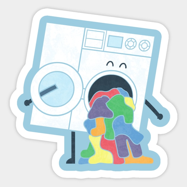 Laundry Day Sticker by HandsOffMyDinosaur